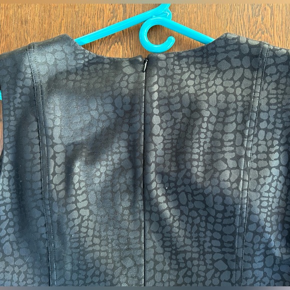 Calvin Klein “Snake”-print little Black Cocktail Dress Sleeveless. Like new,sz16 - Picture 8 of 11